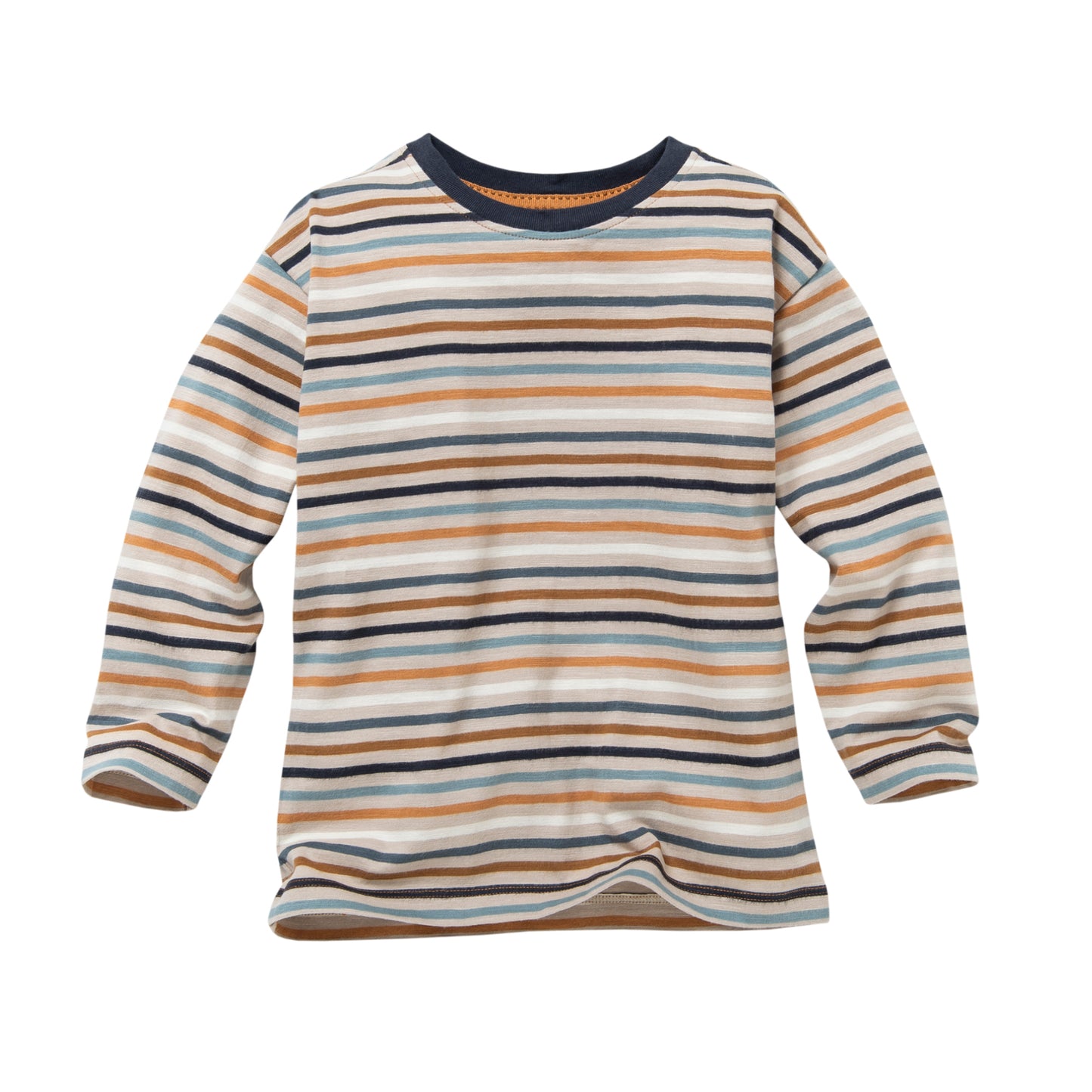 Kinder Langarmshirt bunt geringelt