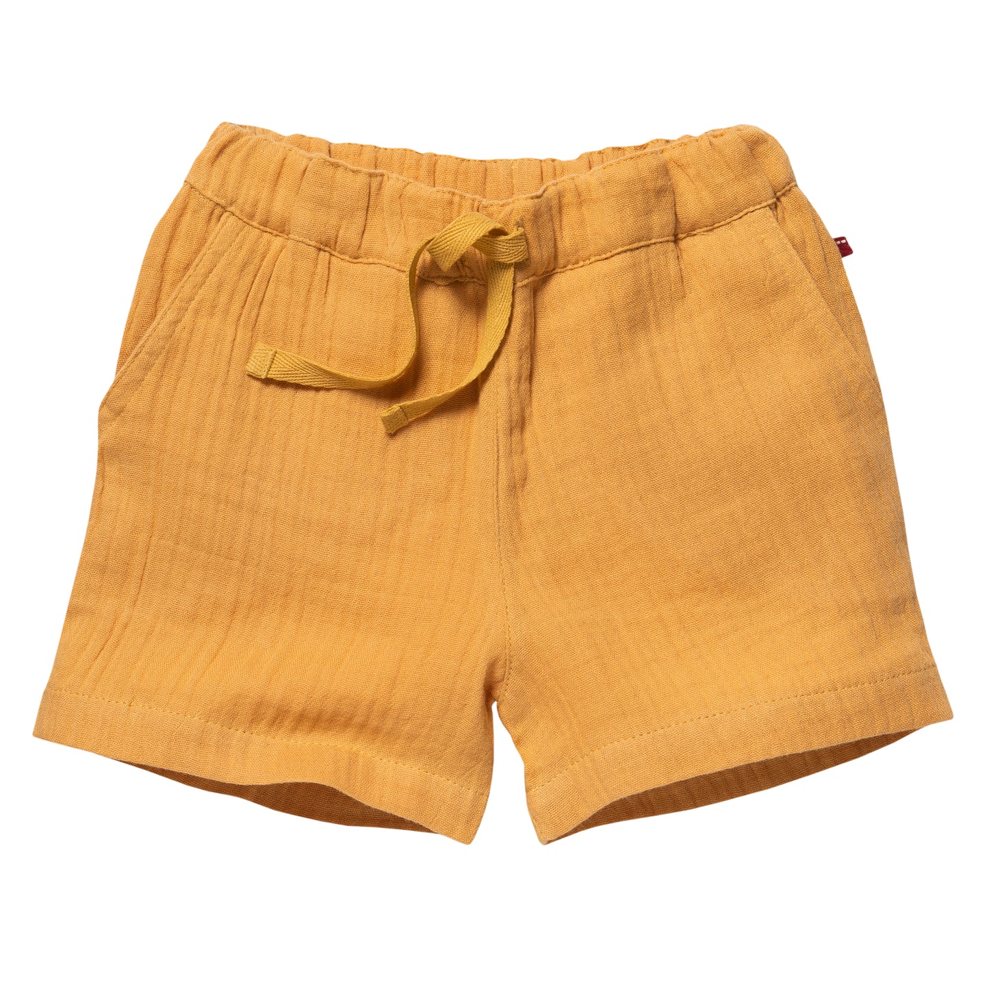 Kinder Musselin Shorts, honiggelb