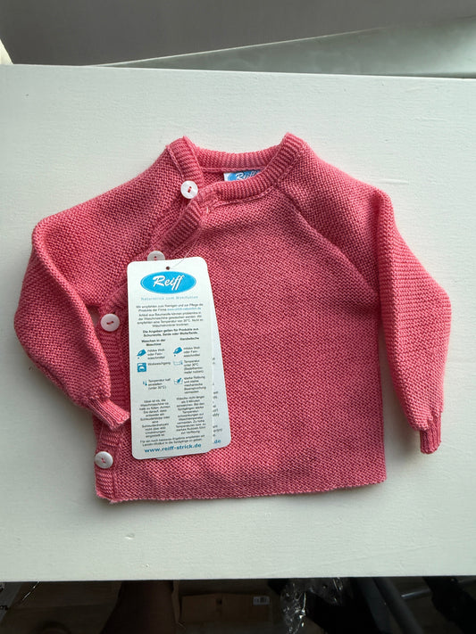 Baby Wolle Strickjacle Merino Schlüttli candy